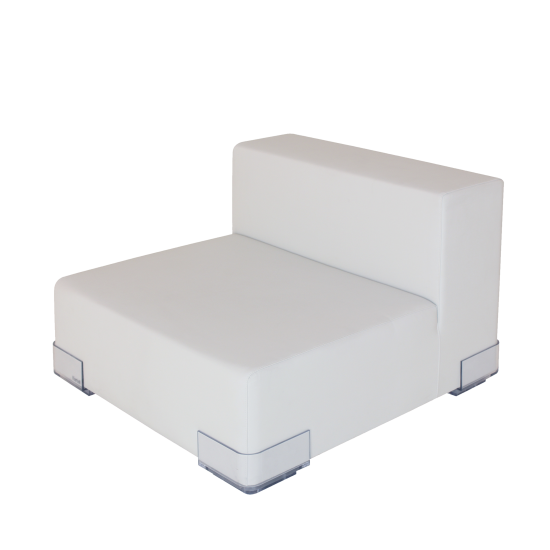 Plastics with Backrest White